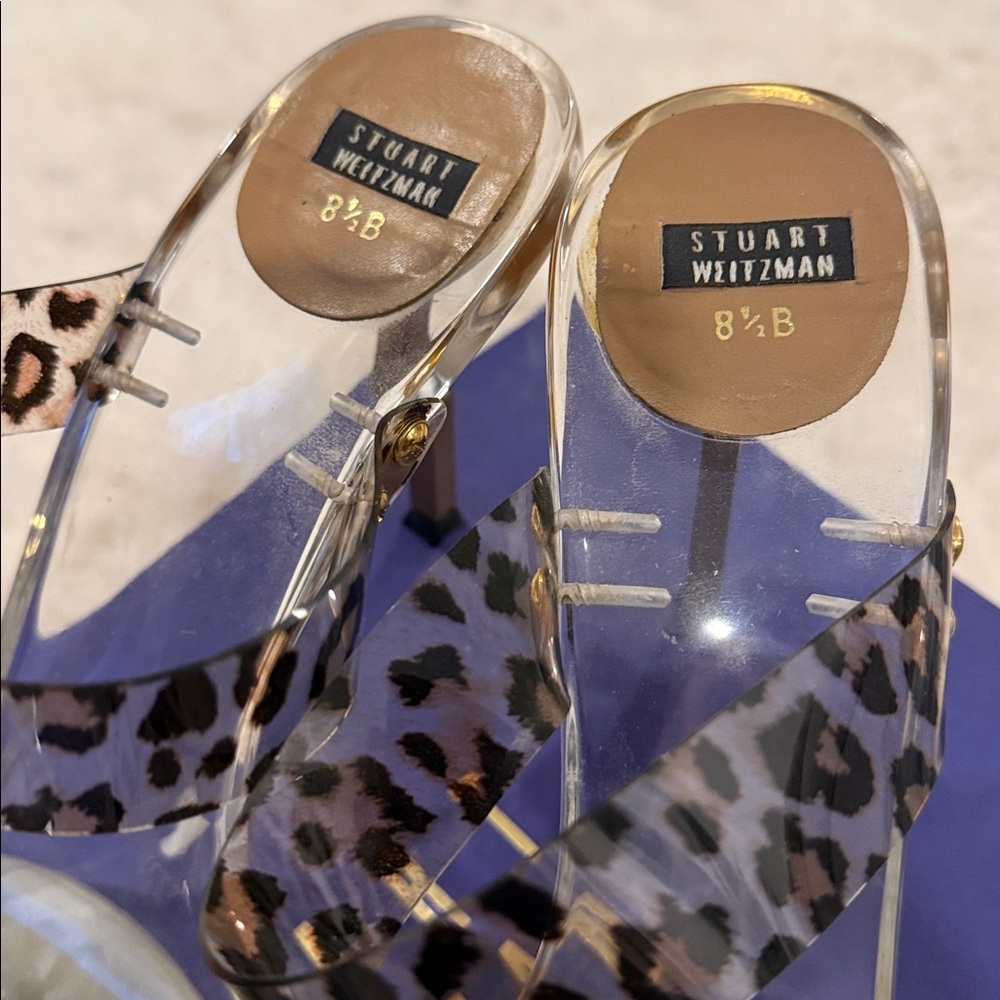 Stuart Weitzman Leopard Print Heels - Picture 5 of 14